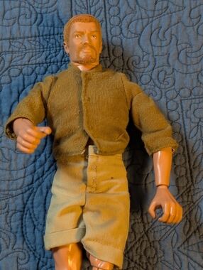 Vintage 12” Action Figure Military Soldier Doll Articulated w/ Outfit Boots G.I.